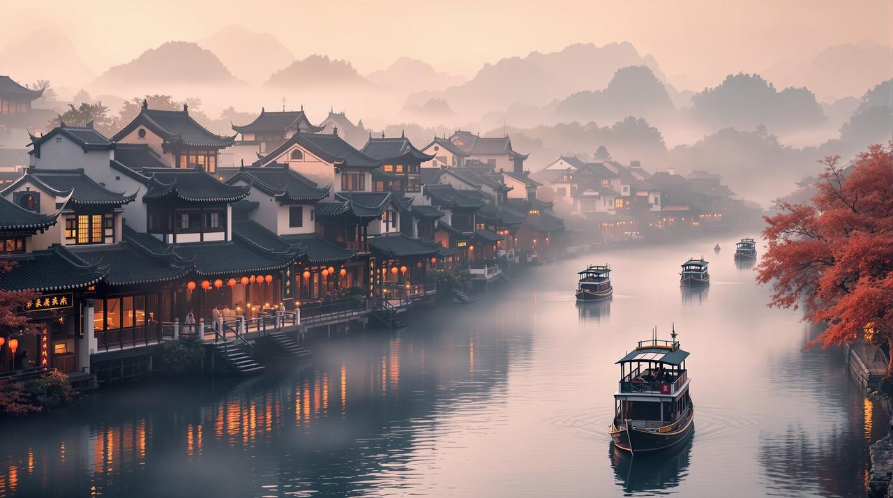 江南烟雨：水墨长卷 - 泡泡影院影视内容封面图
